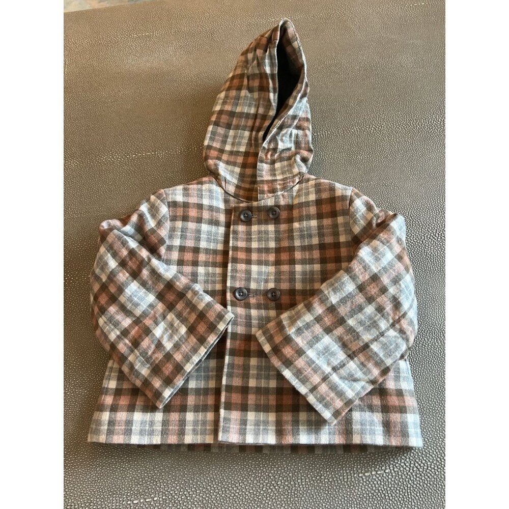 Marie Chantal Hooded Pea Coat 24M VGUC